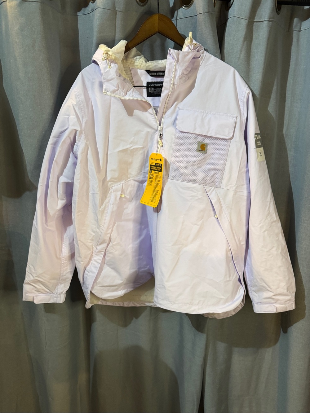 Carhartt Women’s Storm Defender Loose Fit Lightweight Hooded Rain Jacket